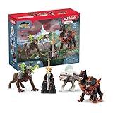 Schleich Eldrador 4-Piece Monster Toy for Boys and Girls Ages 7+, Eldrador Creatures Starter Set with 3 Action Figures (3 Piece Assortment)