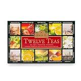 Ahmad Tea Variety Gift Box, 60 Foil Enveloped Teabags, Twelve Teas, 1 Count