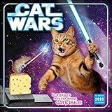 Cat Wars 2025 Wall Calendar, 16-Month Humor & Comic Calendar, 12" x 12"