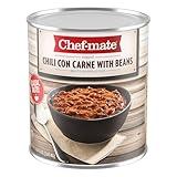 Chef-mate Beef Chili, Canned Beans with Meat, 6 lb 11 oz (#10 Can Bulk)