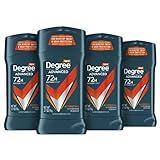 Degree Men Antiperspirant Deodorant Adventure Freshness and Odor Protection Deodorant for Men 2.7 Oz, (Pack of 4) Woodsy, Stick