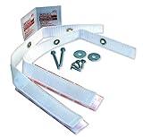 Quakehold! Furniture Strap Kit, Earthquake Fasteners for Disaster Preparedness, Child Proof Safety Straps for RV, Home Office, Helps Prevent Damage and Injury, Easy to Install, White