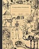 Composition Notebook College Ruled: A Beautiful Vintage Archaeology and Fossil Illustration Notebook : Lined Journal : Perfect Gift For Students and Adults