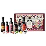 Kiri & Sons Balsamic Vinegar Gourmet Gift Set of 6 - Premium Made In Italy, Natural Flavors Include Garlic, Chili, Fig, Basil, Lemon & Classic, Italian Crafted Glaze For Cooking