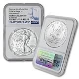 2024 - (W) 1 oz American Silver Eagle Coin Gem Uncirculated (Early Releases - Struck at West Point Mint) $1 NGC GEMUNC