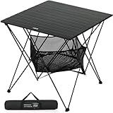 MISSION MOUNTAIN UltraPort Camp Table, Outdoor Fold up Lightweight Camping Table, Portable Camping Table, Aluminum Rollup Camping Table, with Large Storage Bag