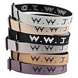 Pmormyy 6PCS WWJD Bracelet Pack for Women Men, Christian Jesus Gifts Wristbands, Adjustable WWJD Bracelets Bulk What Would Jesus Do Bracelet 6 Colors