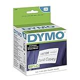 DYMO Authentic LW Name Badge Labels DYMO Labels for LabelWriter Printers White 2-1/4" x 4" 1 Roll of 250