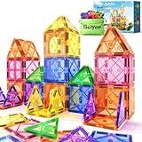 Magnetic Tiles Toddler Toys Magnetic Building Blocks for Kids Ages 3-12 STEM Educational Toys for Girls & Boys Sensory Play for Preschool Learning Classroom Must Have Decor