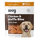 Amazon Brand - Wag Dog Treats, Chicken and Waffle Bites, 24 oz Resealable Pack of 1