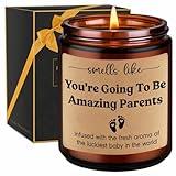 GSPY Candles, New Parents Gifts - New Mom Gifts, New Dad Gifts, Mom and Dad Gifts for New Parents - Funny Pregnancy, Christmas, Gender Reveal Gifts for Parents to be, First Time Dad, Mom to be