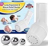 Lung Exerciser Device, Breathing Exercise Device for Lungs, Valve Mucus Removal Device, Mucus Clearance and Lung Expansion Device