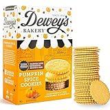 Dewey's Bakery Pumpkin Spice Moravian Style Thin Cookies | Seasonal Flavor | No Artificial Flavors, Synthetic Colors or Preservatives | Baked in Small Batches | 9oz (Pack of 1)