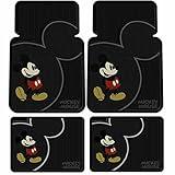 Mickey Mouse Vintage Front & Rear Car Truck SUV Seat Rubber Floor Mats