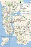 NYC Subway Map Poster New York City Official MTA 2023 2024 Edition Cool Wall Art Print Poster 24x36