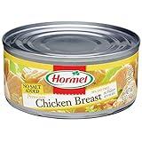 Hormel Premium No Salt Added Canned Chunk Chicken Breast in Water, 5 Ounce (Pack of 12)