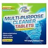 True Fresh Multi-Surface Cleaning Tablets – 24-Pack Lavender Scent, Non-Toxic, Rapid Dissolving Formula for Efficient All-Purpose Home & Office Cleaning