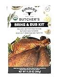 Kinder's Butcher's Organic Turkey Brine and Rub Kit with Brining Bag, 11.25-ounces, Gluten Free, USDA Organic, Kosher