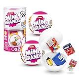 Mini Brands Retro 2 Pack Capsule with 60+ Mystery Mini's to Collect, Real Licenses, Rare Collectibles, Blind Pack, Ages 3+