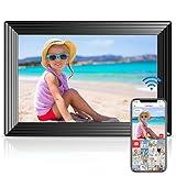 Frameo 10.1" WiFi Digital Picture Frame, Smart Digital Photo Frame with 16GB Storage, 1280x800 IPS HD Touch Screen, Auto-Rotate, Easy Setup to Share Photos or Videos Remotely via App from Anywhere