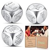 Stocking Stuffers for Men Women Adults White Elephant Gifts Date Night Dice Couples Gift Ideas Funny Anniversary Valentines Day Gifts for Him Her Boyfriend Girlfriend Husband Wife Love Food Dice