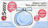 Sassy Baby Disposable Diaper Sacks, 200 Count, Packaging may vary