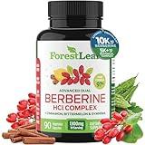 Berberine Supplement 1300mg per Serving- 97% Tested Ultra High Potency Berberine HCl with Ceylon Cinnamon, Bitter Melon & Gymnema, 10:1 Extract Berberis Supplements, Weight Management, 90 Veggie Caps