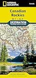 Canadian Rockies Map (National Geographic Destination Map)