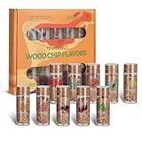 Lumberer Cocktail Smoker Chips Gift Set for Beer,Wine,Spirits,10 Distinct Apple,Mesquite,Hickory,Beech,Lemon,Maple,Peach,Oak,Cherry,Pear.