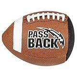 Passback Junior Composite Football, Ages 9-13, Youth Training Football, (Ships Deflated)