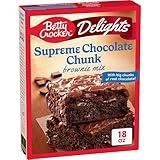 Betty Crocker Delights Supreme Chocolate Chunk Brownie Mix, 18 oz.