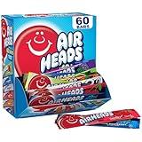 Airheads Candy Bars, Variety Bulk Box, Chewy Full Size Fruit Taffy, Gifts, Holiday, Parties, Concessions, Pantry, Non Melting, Party, 60 Individually Wrapped Full Size Bars