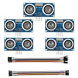 EPLZON HC-SR04 Ultrasonic Module Distance Sensor fit for Arduino UNO MEGA Nano Robot XBee ZigBee (Pack of 5 pcs)