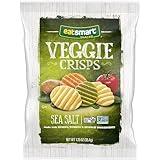 Eatsmart Snacks, Veggie Crisps with Sea Salt, 1.25 Oz (Pack of 8)