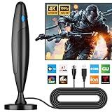 TV Antenna for Smart TV, TV Antenna Indoor Outdoor, Long Range Reception HD Antenna, Digital TV Antenna Supports 4k,1080p for Smart TV Local Channels