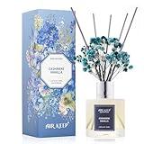 Airkeep Reed Diffuser Set - 3.38 fl oz(100ml) Cashmere Vanilla Scent Diffuser Home Fragrance Diffuser Set Includes 8 Reed Diffuser Sticks,Home Decor & Office Decor, Fragrance and Gifts