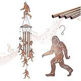 Bigfoot Wind Chimes Outdoor Big Foot Sasquatch Gifts for Men/Women/Dad/Grandpa Birthday Gift Memorial Gift Metal WindChimes for Outside/Indoors, Home, Lawn, Porch, Patio, Garden Decor, Yard Decoration