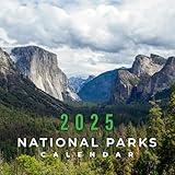 2025 National Park Wall Calendar Featuring Stunning Photography of The United States National Parks - Includes All US & World Holidays & Dates Included | Perfect Christmas Calendar for the Home and Office | 12" x 24" (Open)