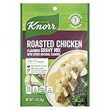 Knorr Gravy Mix For Delicious Easy Meals and Side Dishes Roasted Chicken Gravy No Artificial Flavors, No Added MSG 1.2 oz, Pack of 24