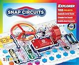 Snap Circuits Jr. SC-100 Electronics Exploration Kit, Over 100 Projects, Full Color Project Manual, 28 Parts, STEM Educational Toy for Kids 8 +