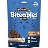 Get Naked Biteables Natural Soft Treats for Cats, Digestive Health Plus, Surf & Turf Recipe, 3 oz, 1 Pouch