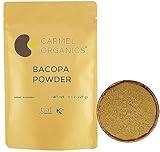 CARMEL ORGANICS Bacopa Monnieri/Brahmi Powder | 8 Ounce or 0.5 Lb/ 227 Grams(Pack of 1) | Natural and Pure Bacopa Powder Non-GMO | No Added Preservative