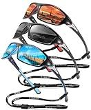 FAGUMA Sports Polarized Sunglasses For Men Cycling Driving Fishing UV400 Protection