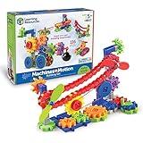 Learning Resources Gears! Gears! Gears! Machines in Motion,116 Pieces, Ages 5+, STEM Toys, Gear Toy, Puzzle, Early Engineering Toys