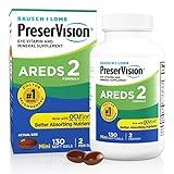 PreserVision AREDS 2 Eye Vitamin & Mineral Supplement, Contains Lutein, Vitamin C, Zeaxanthin, Zinc & Vitamin E, 130 Softgels (Packaging May Vary)