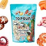 Ramen Toppings Seafood & Vegetable Mix, 11-Ingredient Blend, 14oz Dried Ramen Toppings for Noodles, Special Added Goji