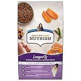 Rachael Ray Nutrish Longevity Premium Natural Dry Cat Food with Added Vitamins, Minerals & Other Nutrients, Chicken with Chickpeas & Salmon Recipe, 3 Pounds