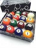 TGA Sports Pool Snooker Billiard Table Balls 2 inch (50.8MM) 16 Ball Set