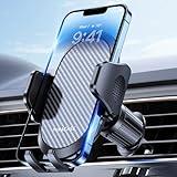 Miracase Phone Holders for Your Car with Metal Hook Clip, Air Vent Cell Phone Car Mount, Universal Automobile Cradle Fit for iPhone Android and All Smartphones, Dark Black