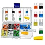 MuHize Micro2 Fuses Kit - Upgraded 70 PCS ATR APT Blade Fuse Assortment (5, 7.5, 10,15, 20,25, 30 amp) (2024 New), Automotive Micro 2 Assorted Car Fuse Replacement